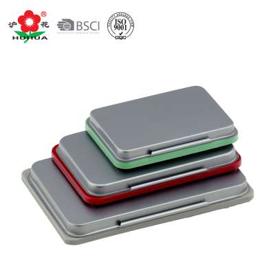 office use metal case refill ink stamp pad